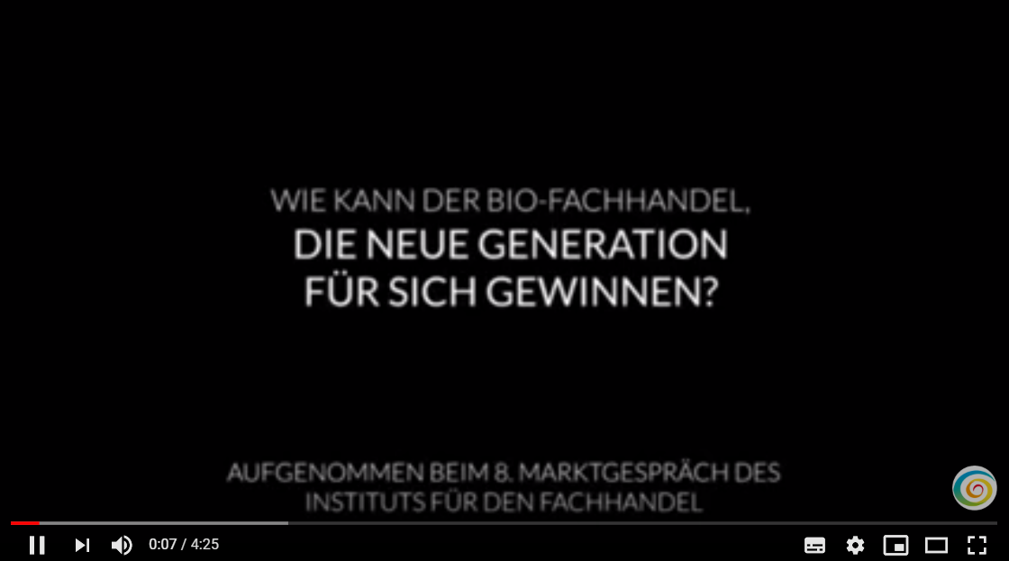 Welche Perspektiven der Bio-Fachhandel gegenüber Vollsortimentern und Discountern in Bezug auf Bio-Lebensmittel hat, erläuterte Frank Quiring, Experte für Food und Bio-Lebensmittel beim Marktforschungsintitut rheingold, in seinem Vortrag ‚Perspektiven der Bio-Branche im digitalen App-Solutismus‘ auf der Weltleitmesse für Bio-Lebensmittel 2019.